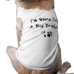 I'm Going To Be A Big Brother ! pet clothing