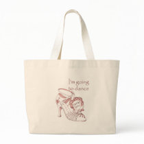 I'm going to dance tote bags
