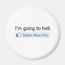 I'm going to hell magnets