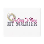 I'm Going To Marry My Soldier Post Card