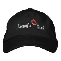 I'm His Girl (add his name) Embroidered Hat