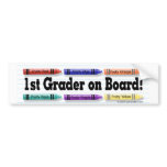 I'm in 1st Grade! bumper stickers