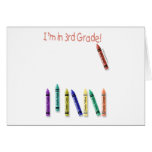 I'm in 3rd Grade! cards