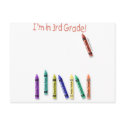 I'm in 3rd Grade! postcards