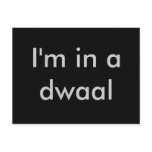I'm in a dwaal postcards