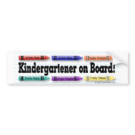 I'm in Kindergarten bumper stickers