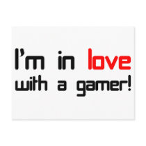 I'm in Love with a Gamer Post Cards