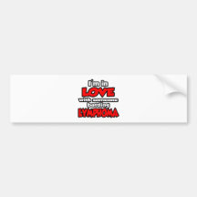 I'm In Love With Someone Battling Lymphoma Bumper Stickers