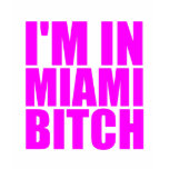 I'm in Miami bitch. t-shirts