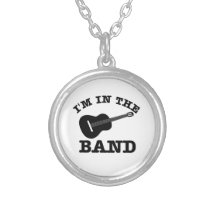 I'm in the band Guitar designs Custom Necklace
