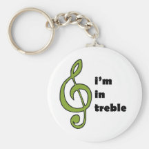 I'm in Treble Keychain