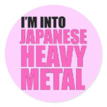 I'm Into Japanese Heavy Metal stickers