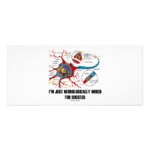 I'm Just Neurologically Wired For Success Rack Card Template