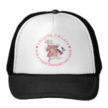 I'M LATE, I'M LATE TRUCKER HAT