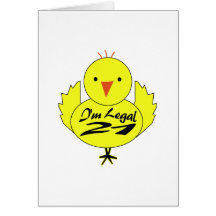 I'm Legal 21 Greeting Cards