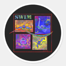 IM Morning Round Sticker