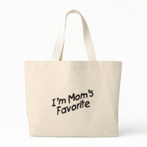 I'm Mum's Favourite Canvas Bag