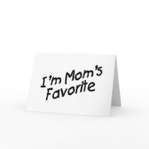 I'm Mum's Favourite