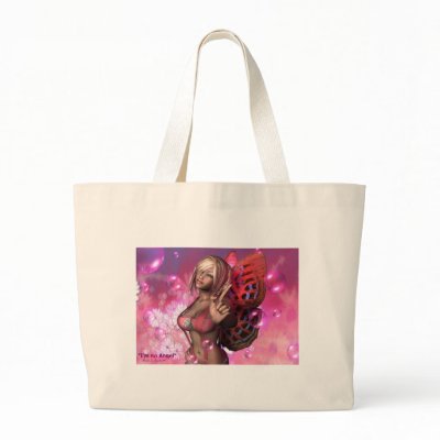 I'm No Angel Pink Fairy Sexy artwork Bag by sexyshirts2