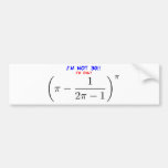 I'm not 30, I'm only 29.995678716 Bumper Sticker