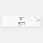 I'm not 50! bumper stickers