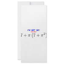 I'm not 60! I'm only 59.997425255 Rack Cards
