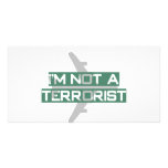 I'm not a terrorist photo cards