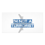 I'm not a terrorist photo cards