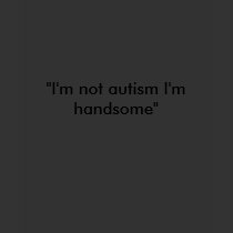 I'm not autism ladies hoodie t-shirts