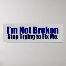 I'm Not Broken Poster