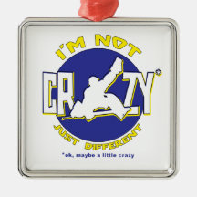 I'm Not Crazy, Hockey Goalie Ornament