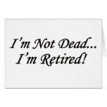 I'm Not Dead Cards