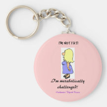 I'm not Fat Keychain