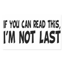 I'm Not Last