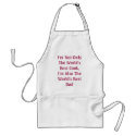 I'm Not Only The World's Best Cook, I'm Also Th... aprons