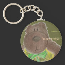 I'm not perfect Keychain