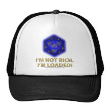 I'm Not Rich.  I'm Loaded!  (Blue) Mesh Hats