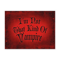 I'm Not That Kind Of Vampire