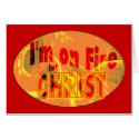 I'm on Fire for CHRIST cards