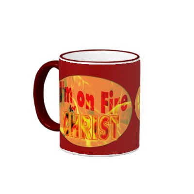 I'm on fire for CHRIST Coffee Mug by Christian_Art