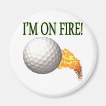 Im On Fire Refrigerator Magnets