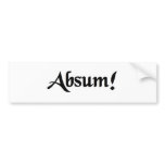 I'm out of here! bumper stickers