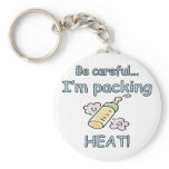 I'm Packing Heat  Boys Keychain