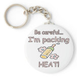 I'm Packing Heat Girl Key Chains