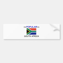 I'm Popular In SOUTH AFRICA Bumper Sticker