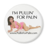 I'm Pullin' For Palin Magnet