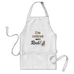 I'm retired and I rock! Apron