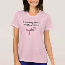 I'm running with a couple of boobs :BLACK Tee Shirt