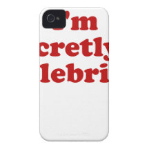 Im Secretly a Celebrity iPhone 4 Case-Mate Cases
