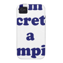 Im secretly a vampire vibe iPhone 4 cover